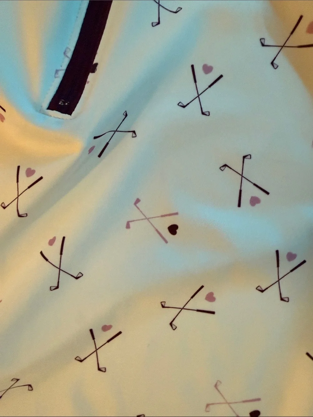 DSG GIRLS GOLF outfit medium polo and skirt and large 1/4 zip NWT